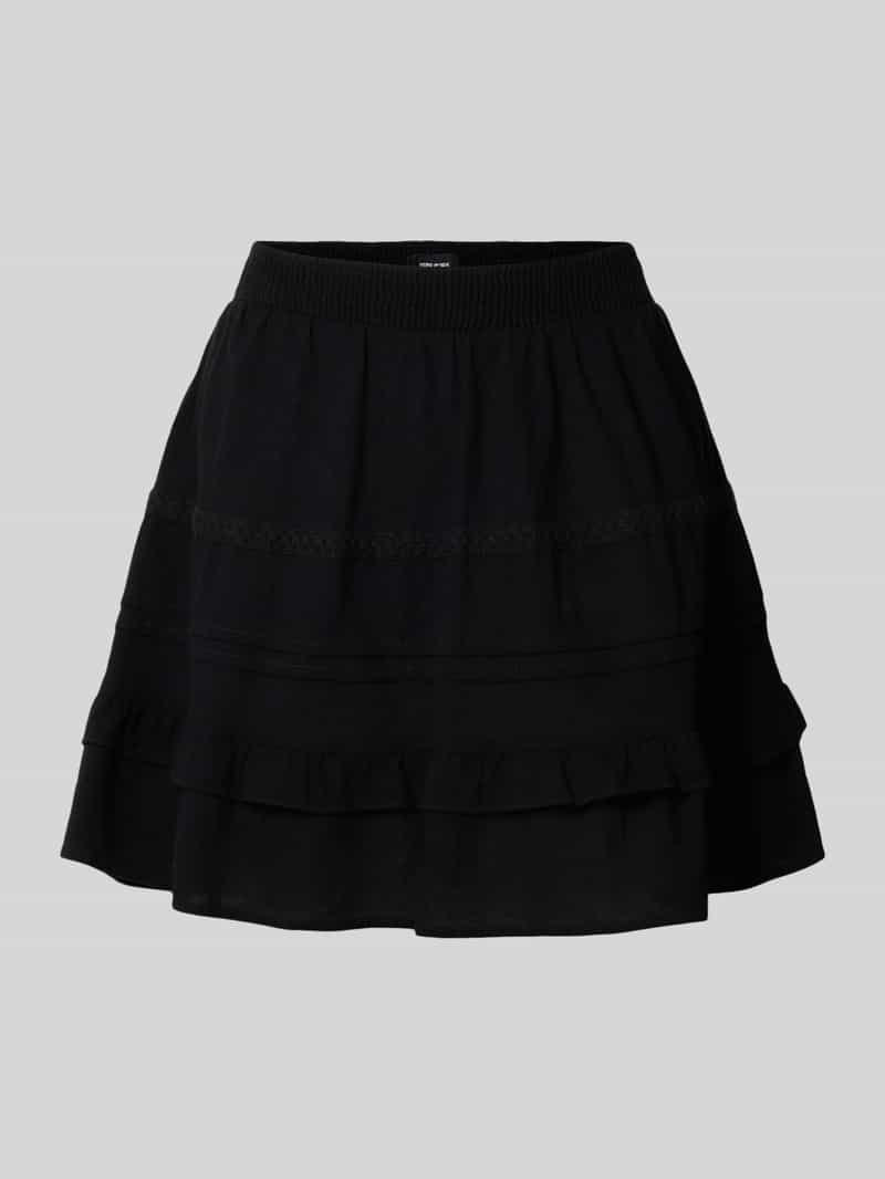 Spódnica mini o rozkloszowanym kroju z czystej bawełny model ‘PRETTY’