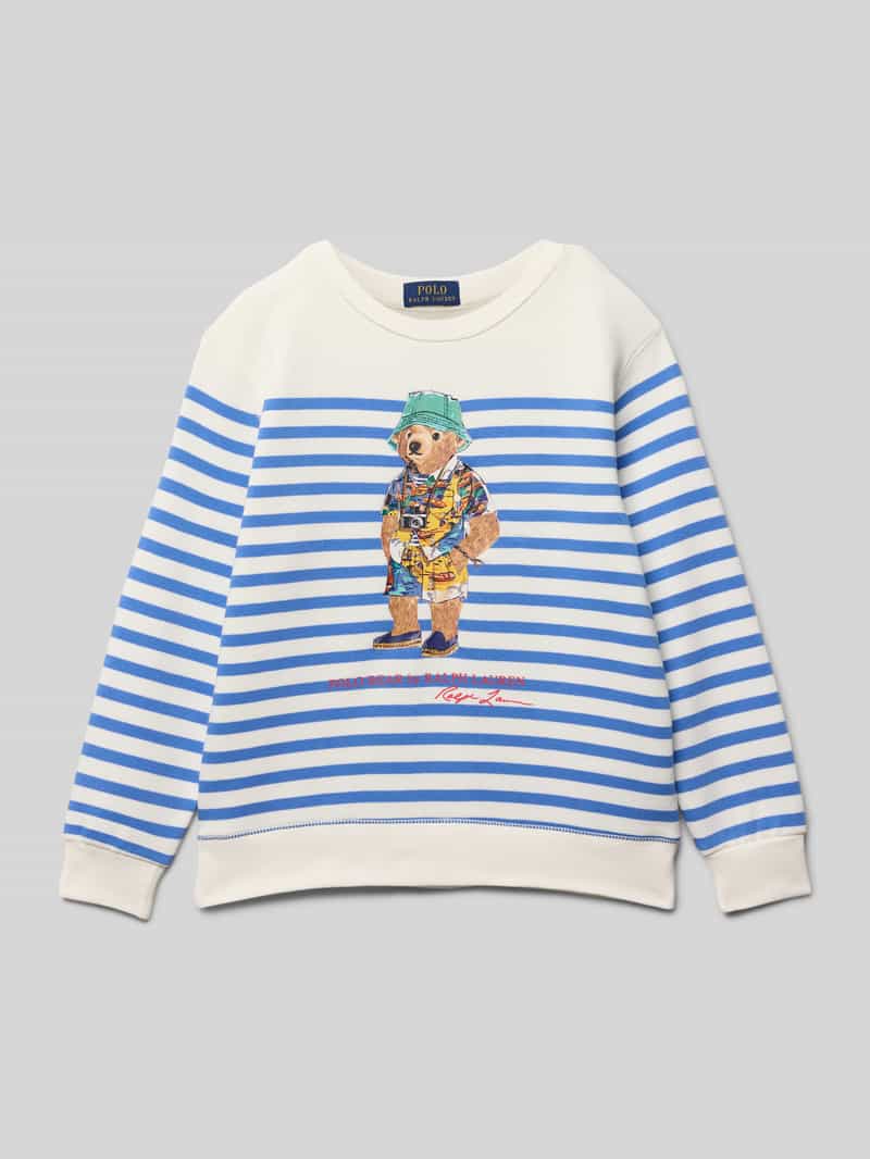 Bluza z prążkowanymi wykończeniami