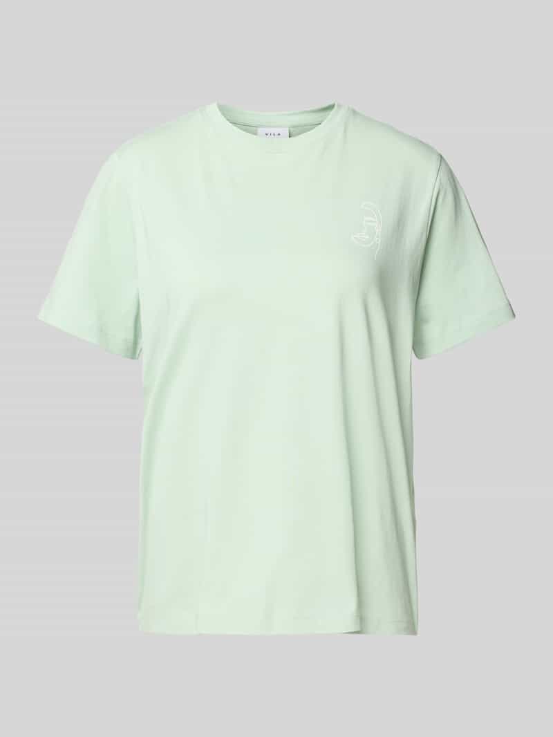 T-shirt z okrągłym dekoltem model ‘SYBIL’