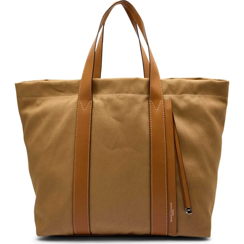 GIANNI CHIARINI Shopperka SARA | z dodatkiem skóry