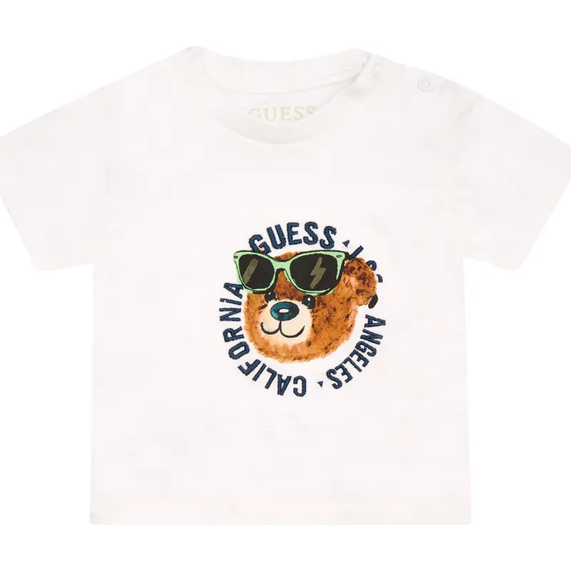 Guess Komplet Regular Fit z dodatkiem lnu