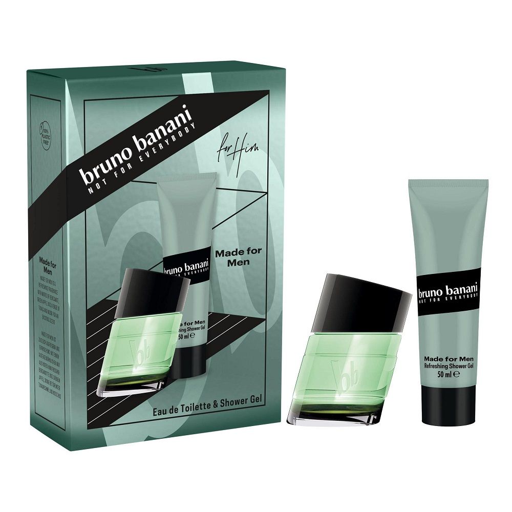 SET BRUNO BANANI Made For Men EDT spray 30ml + SHOWER GEL 50ml