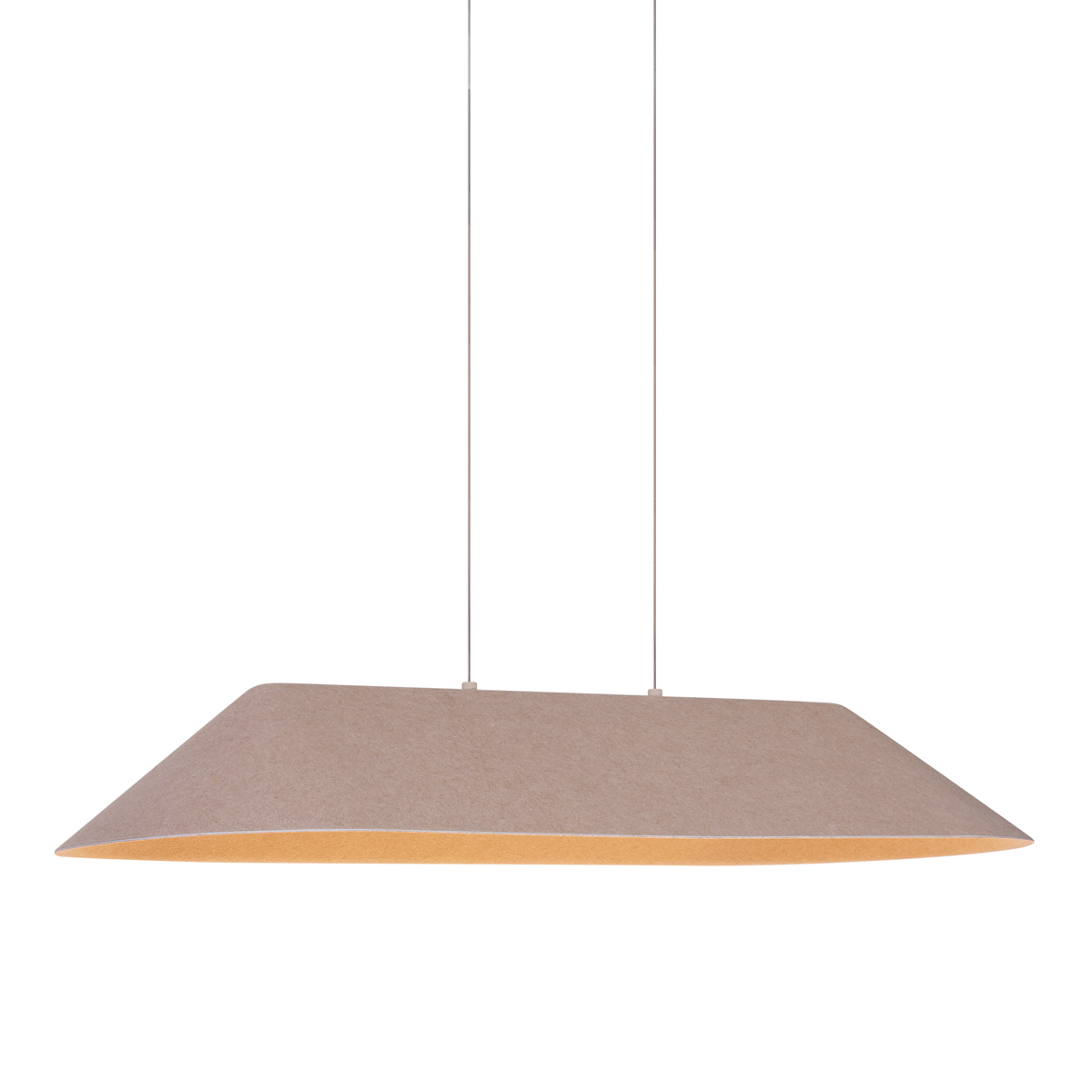QAZQA Professional Nowoczesna lampa wisząca beżowa z wbudowaną diodą LED z 3-stopniową regulacją - Dani