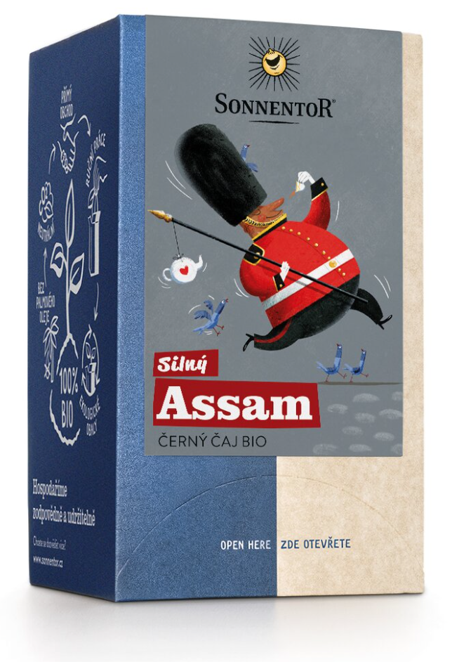 Sonnentor - Strong Assam, herbata w torebkach, organiczna, 18 szt.