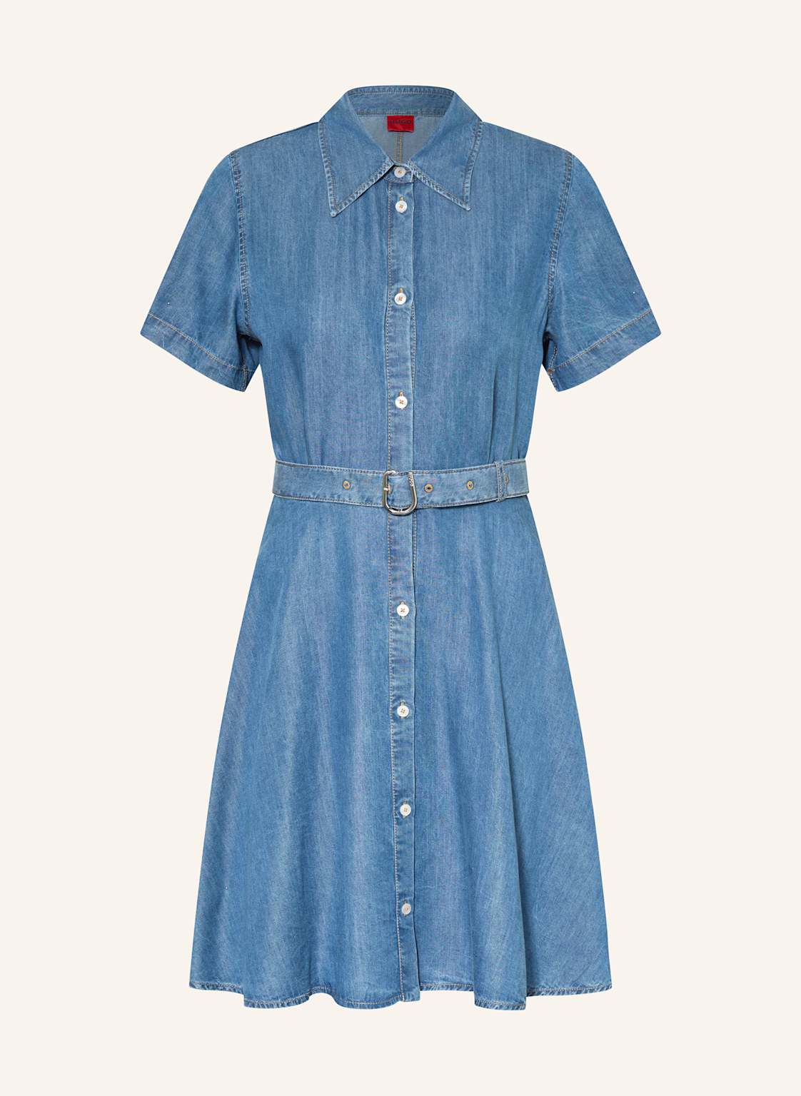 Hugo Sukienka Koszulowa Kastami W Stylu Jeansowym blau