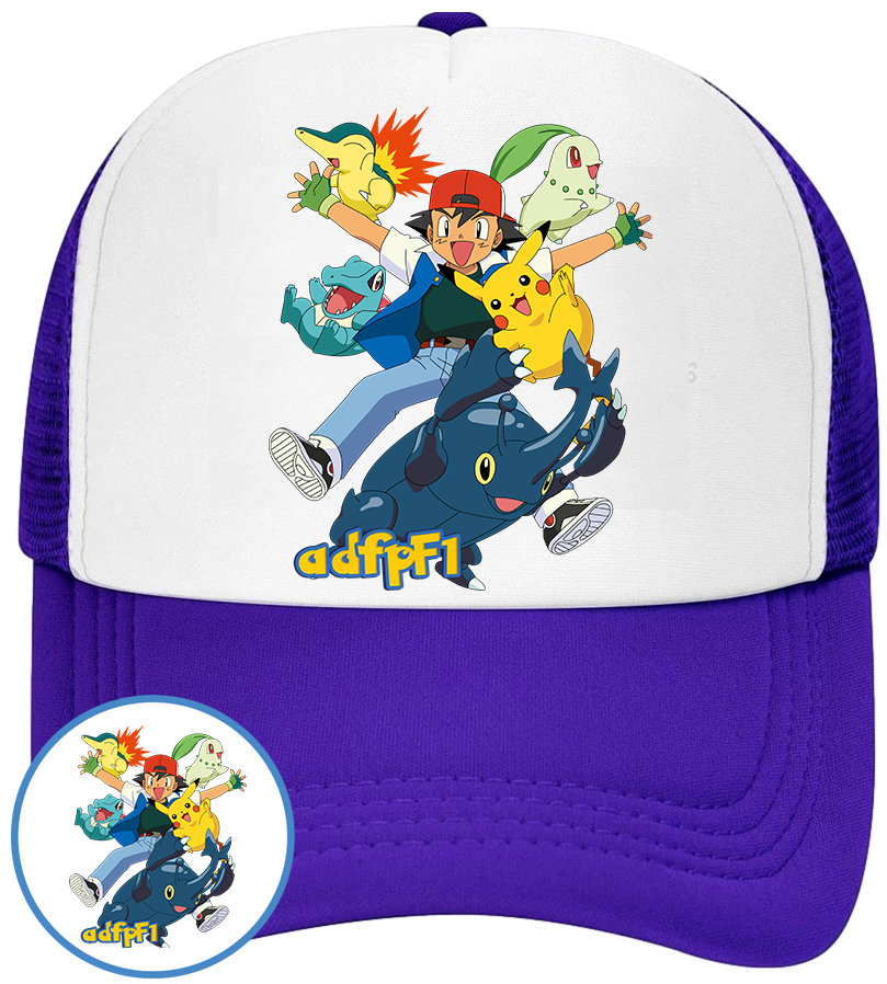 CZAPKA Z DASZKIEM POKEMON PIKACHU DLA DZIECI SIATKA