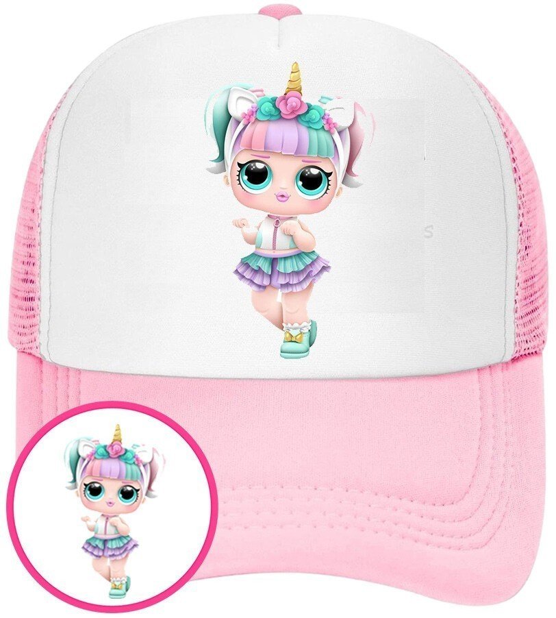 Czapka z Daszkiem Lolirock Różowa z Nadrukiem Lato Siatka Bejsbolówka