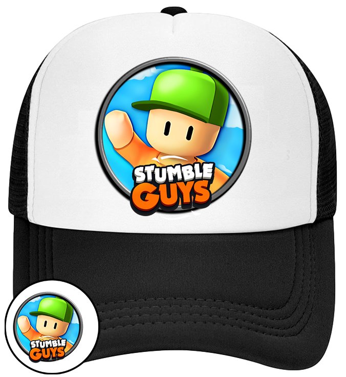 CZAPKA Z DASZKIEM STUMBLE GUYS DLA DZIECI SIATKA