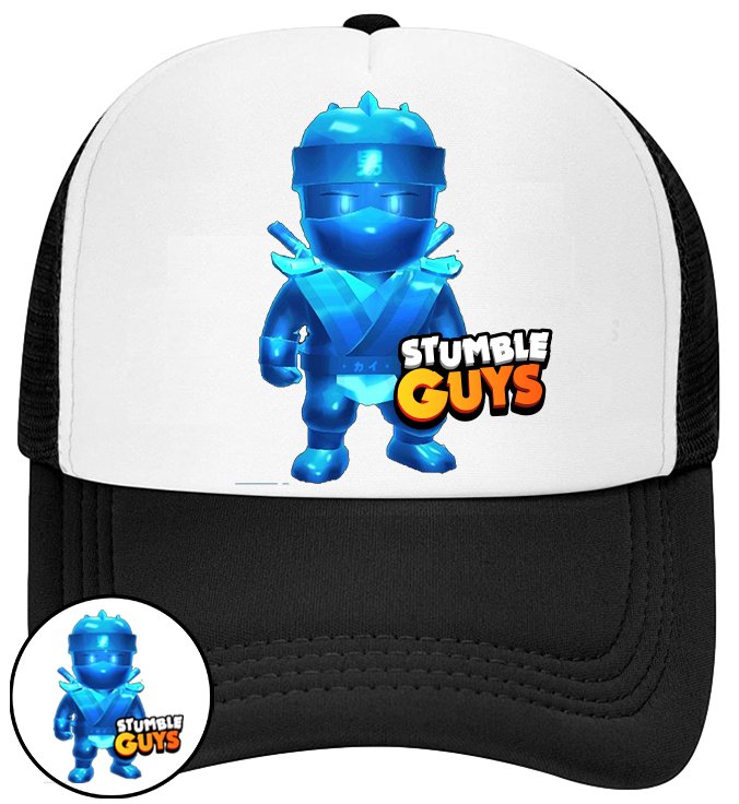 CZAPKA Z DASZKIEM STUMBLE GUYS DLA DZIECI SIATKA