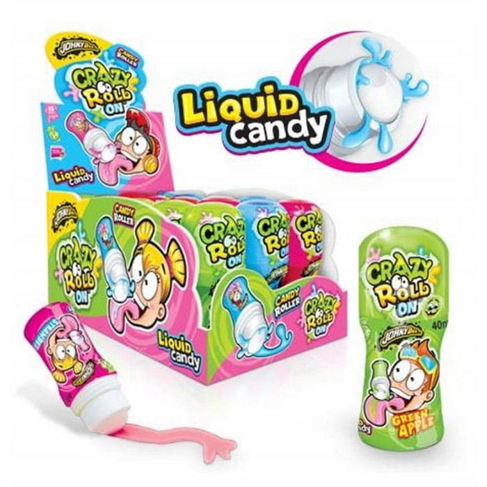 JOHNY BEE CRAZY ROLL ON SŁODYCZE W PŁYNIE 15SZT (40ML)