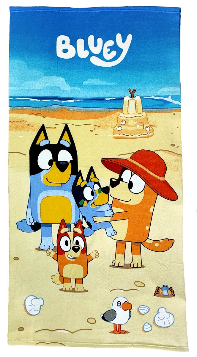 Ręcznik kąpielowy Bluey 70 x 140 cm