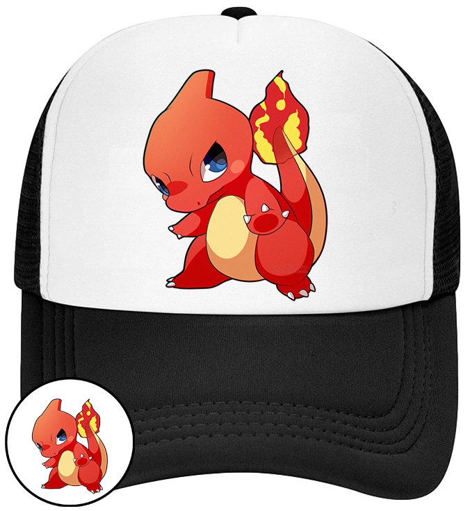 CZAPKA Z DASZKIEM POKEMON PIKACHU DLA DZIECI SIATKA