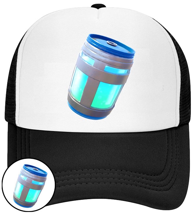 CZAPKA Z DASZKIEM FORTNITE DLA DZIECI LATO SIATKA CZARNA BEJSBOLÓWKA