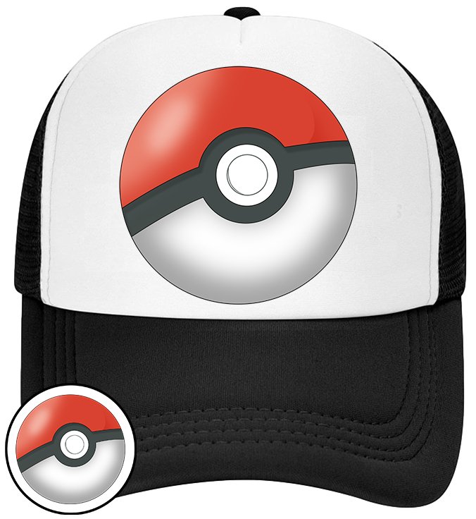 CZAPKA Z DASZKIEM POKEMON PIKACHU DLA DZIECI SIATKA