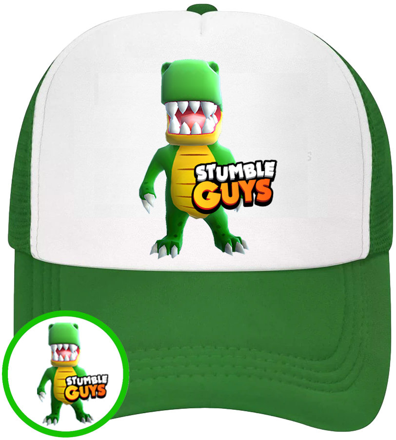 CZAPKA Z DASZKIEM STUMBLE GUYS DLA DZIECI SIATKA