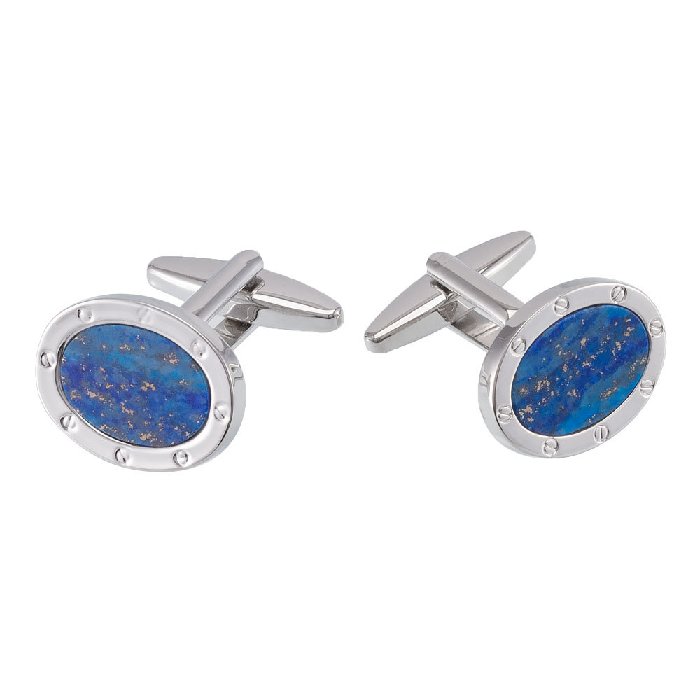 Spinki do mankietów z Lapis Lazuli SD-0209