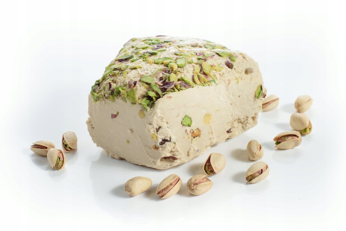 Traditional Turkish Sesame Halva with Pistachios 250 g