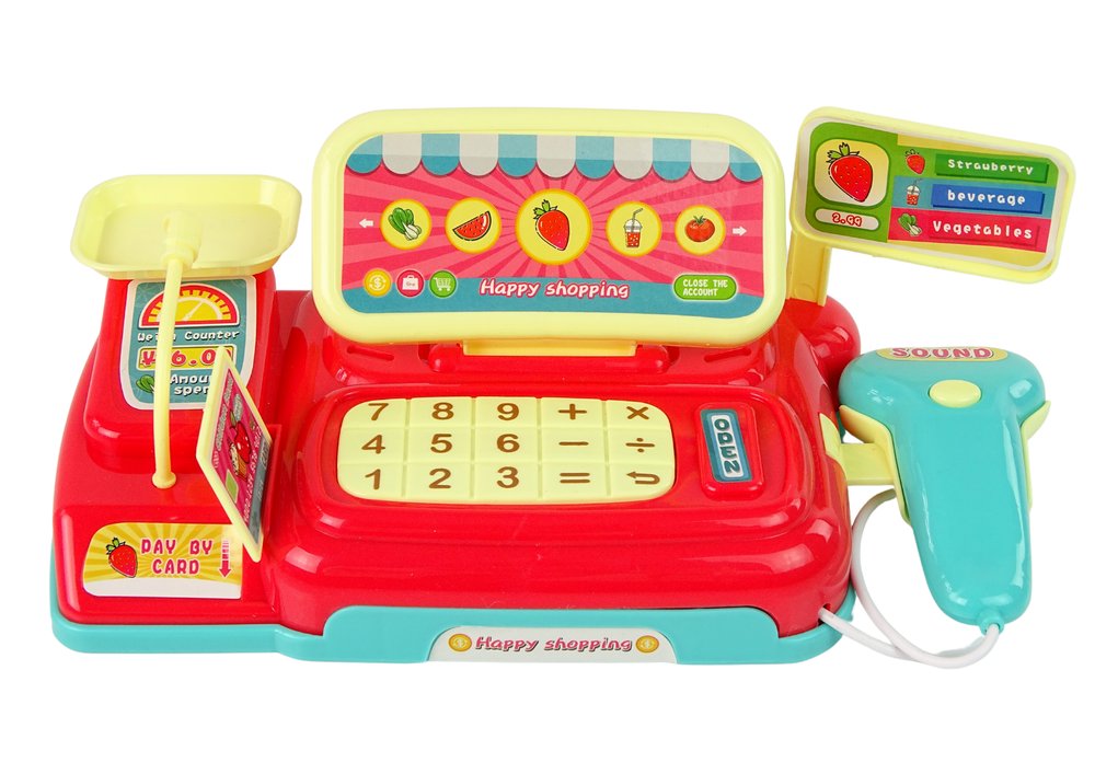 KOLOROWA KASA SKLEPOWA SKANER NA BATERIE