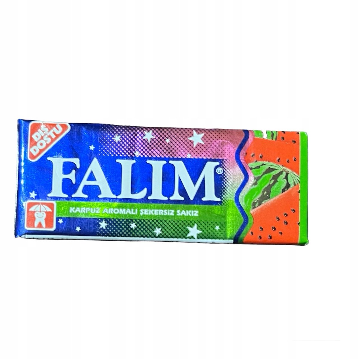 Turkish sugar-free watermelon fruit Falim chewing gum with fortune telling
