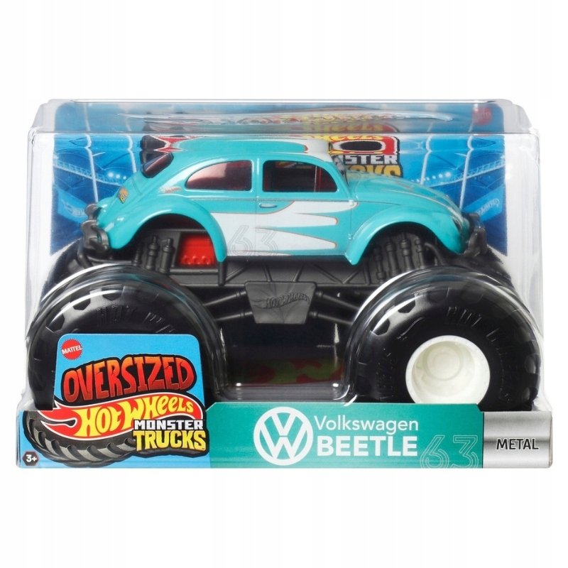HOT WHEELS MONSTER TRUCKS POJAZD AUTKO SAMOCHÓD OVERSIZED VOLKSWAGEN BEETLE