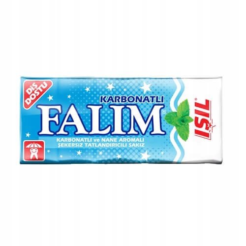 FALIM gum with baking soda and mint flavor 1pc - 8g