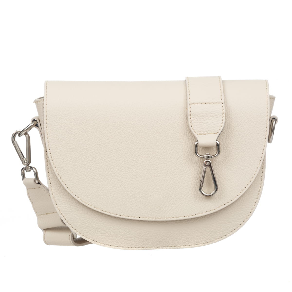 Torebka Skórzana Vezze Coppetta Ecru