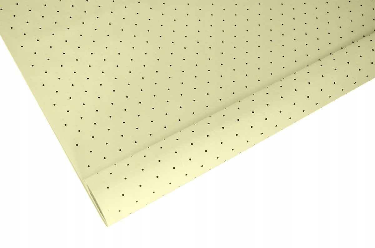Folio-papier celofanowa florystyczna rolka 9y 50 cm wzór SATYNA KC. KREM