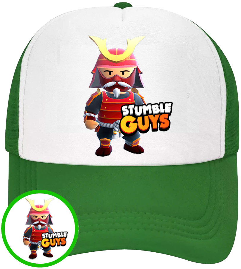 CZAPKA Z DASZKIEM STUMBLE GUYS DLA DZIECI SIATKA