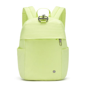 Plecak mini damski antykradzieżowy 8L Pacsafe CX - limonka