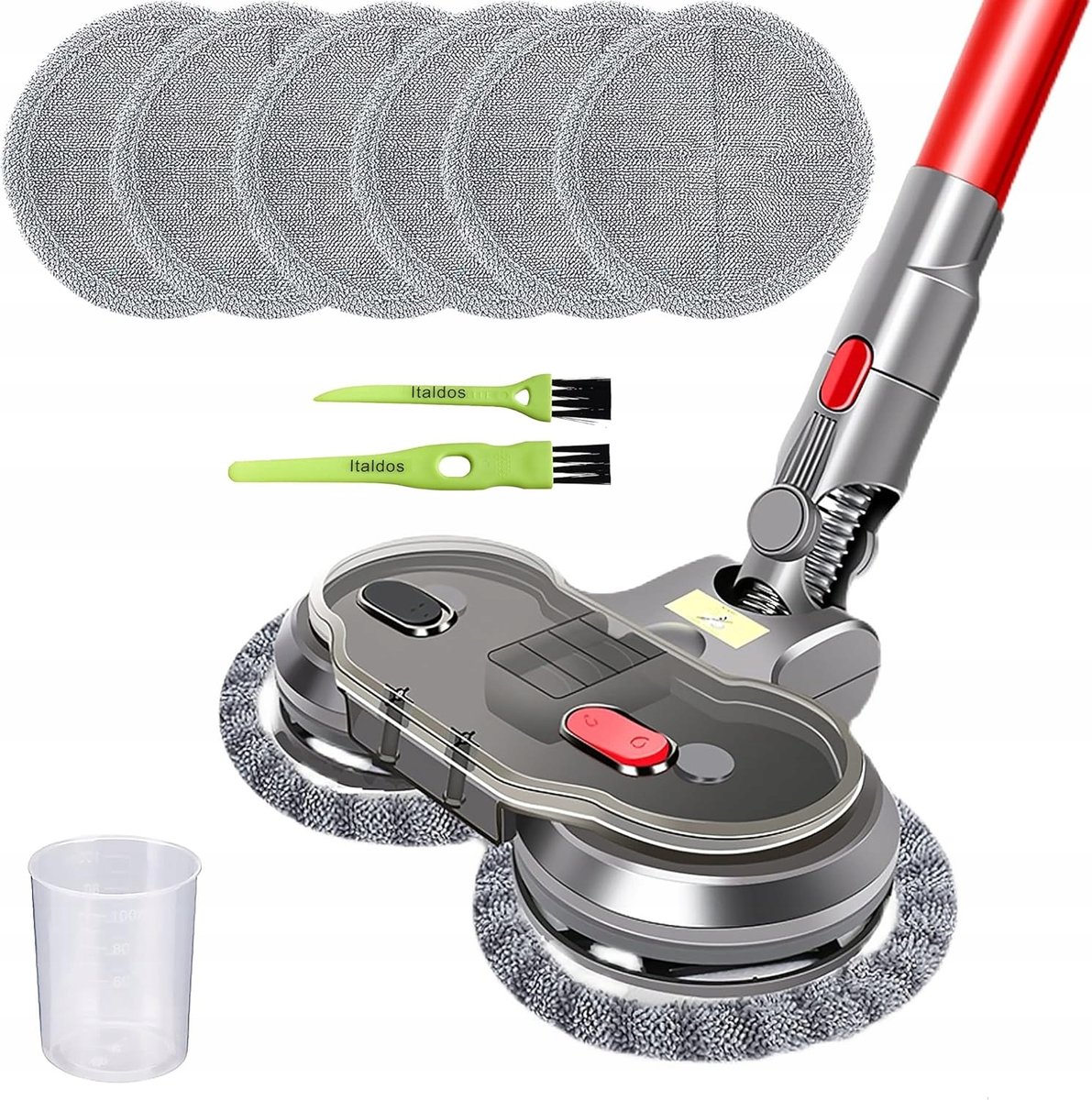 ITALDOS Szczotka mopująca nasadka przystawka do DYSON V7 V8 V10 V11 V15