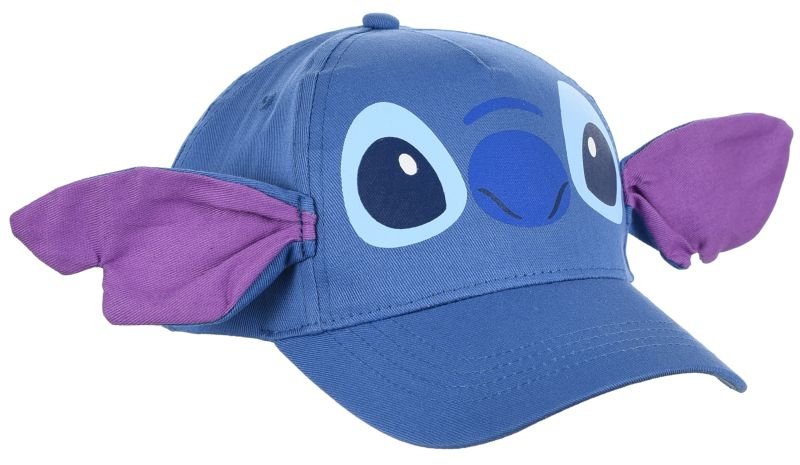 Czapka z daszkiem dla dziewczynki , Disney Stitch, bawełna, rozmiar 54 cm
