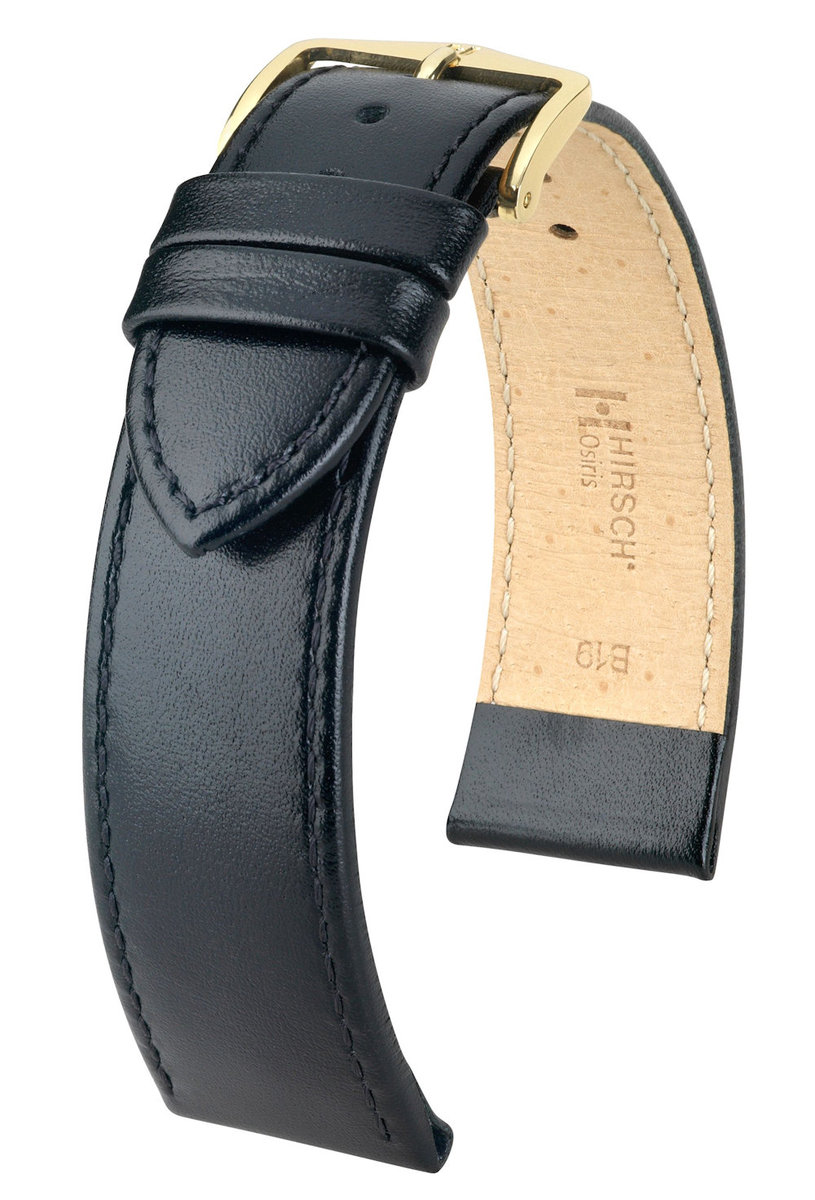 Skórzany wodoodporny pasek do zegarka 16 mm HIRSCH Osiris L 03475050-1-16