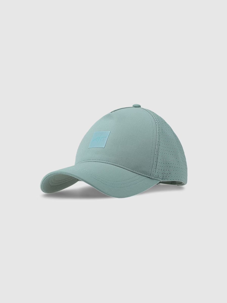 4F Czapka baseballowa unisex 4FWSS25ACABU372-47S Zielony Roz. S/M