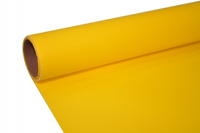 Folio-papier celofanowa florystyczna rolka 9y 50 cm wzór SATYNA C. ŻÓŁTY