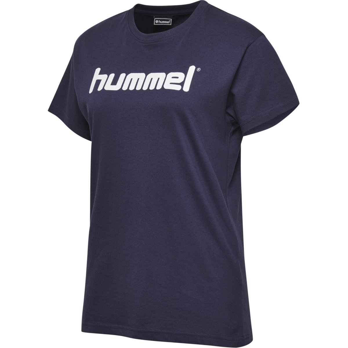 Koszulka sportowa damska T-shirt Hummel GO Cotton Logo r. M