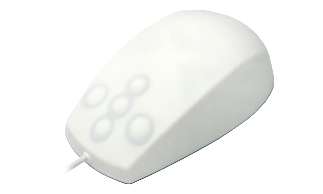 Active Key AK-PMT2 myszka USB Typu-A Optyczny 800 DPI AK-PMT2LB-US-W