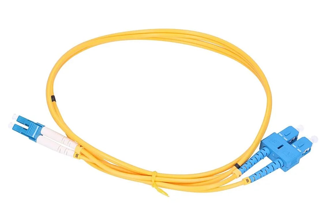 Extralink Patchcord LC/UPC-SC/UPC Jednomodowy, Duplex, G652D, 3mm, 10m EX.16354