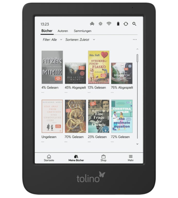 Tolino shine color czytnik e-booków Ekran dotykowy 16 GB Wi-Fi Czarny