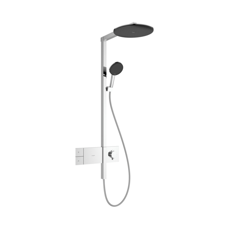 Hansgrohe Raindance Alive S Zestaw prysznicowy termostatyczny natynkowy z deszczownicą 1jet chrom 24582000
