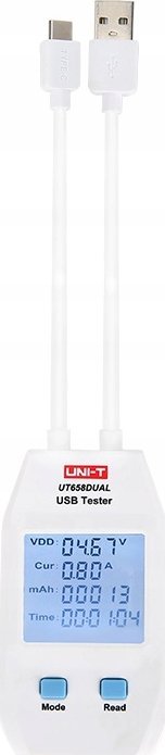 Unit TESTER GNIAZD USB UT658DUAL UNI-T