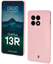 Bizon Etui Case Łupka do OnePlus 13R, różowe
