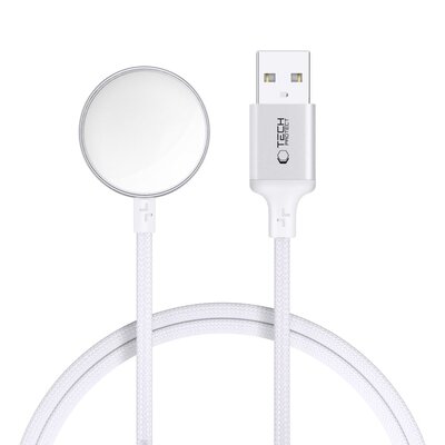 Ładowarka do smartwatcha TECH-PROTECT MC02 UltraBoost USB do Apple Watch 1 m Biały