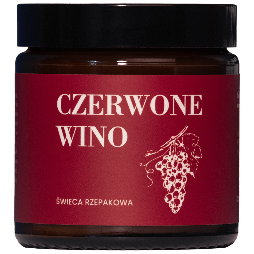 Mglife Świeca rzepakowa Czerwone Wino 120ml