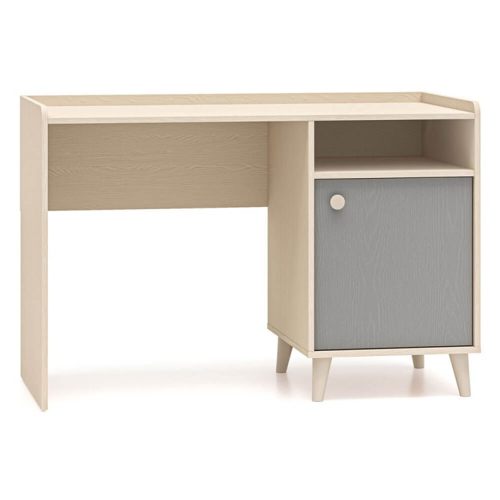 Biurko młodzieżowe MEVEL 07 120cm Szary, piaskowy beż
