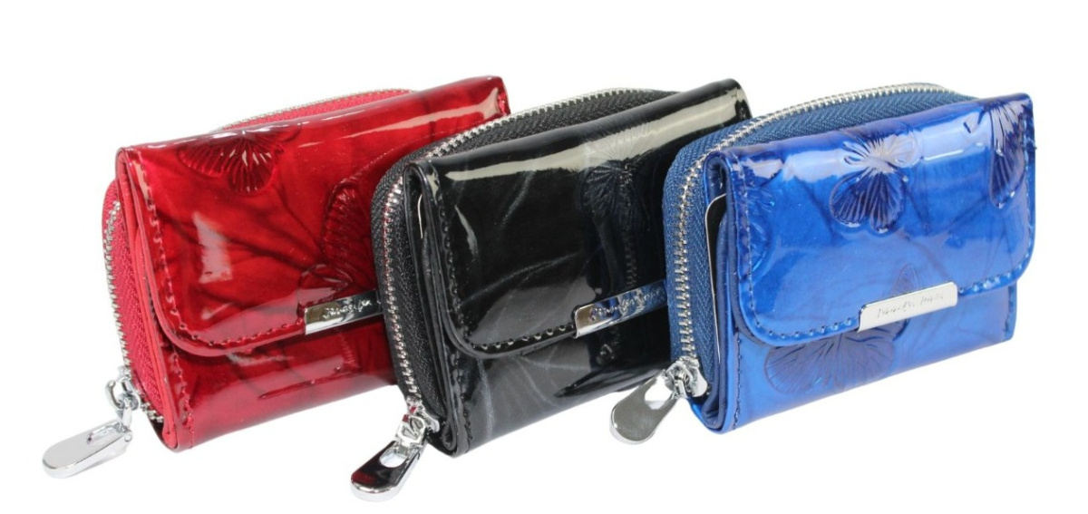 Portfel Damski Skórzany Jennifer Jones Bułeczka Na Suwak Skóra Naturalna 5263-14 9 x 6,5 x 3[cm]