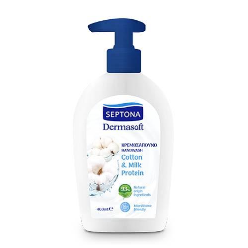 Septona Cotton & Milk Protein Żel pod prysznic, 400 ml