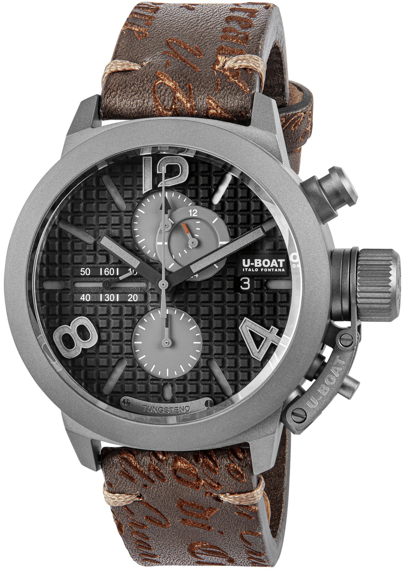 Zegarek U-BOAT 3005 CLASSICO 45 TITANIUM TUNGSTEN BLACK RIGHT HOOK