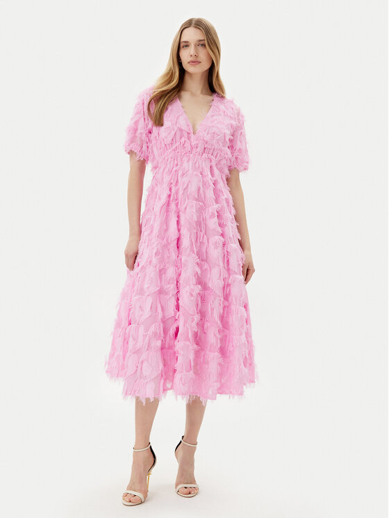 YAS Sukienka koktajlowa Pazylla 26029780 Fioletowy Regular Fit