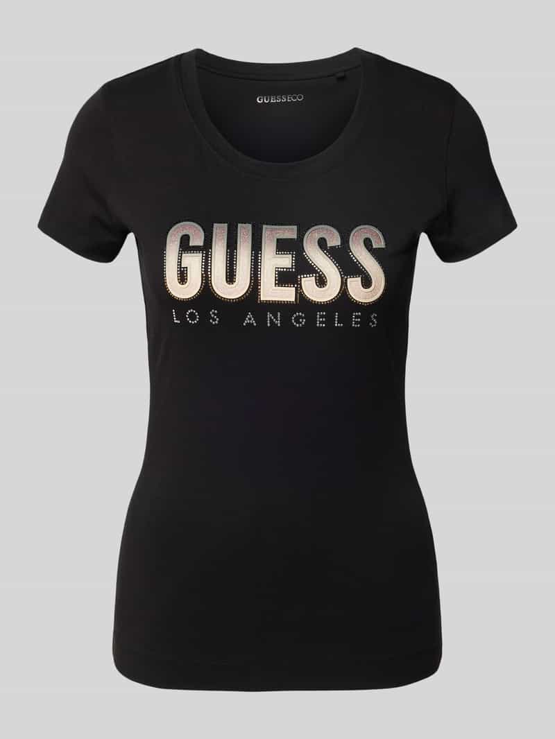 T-shirt z okrągłym dekoltem