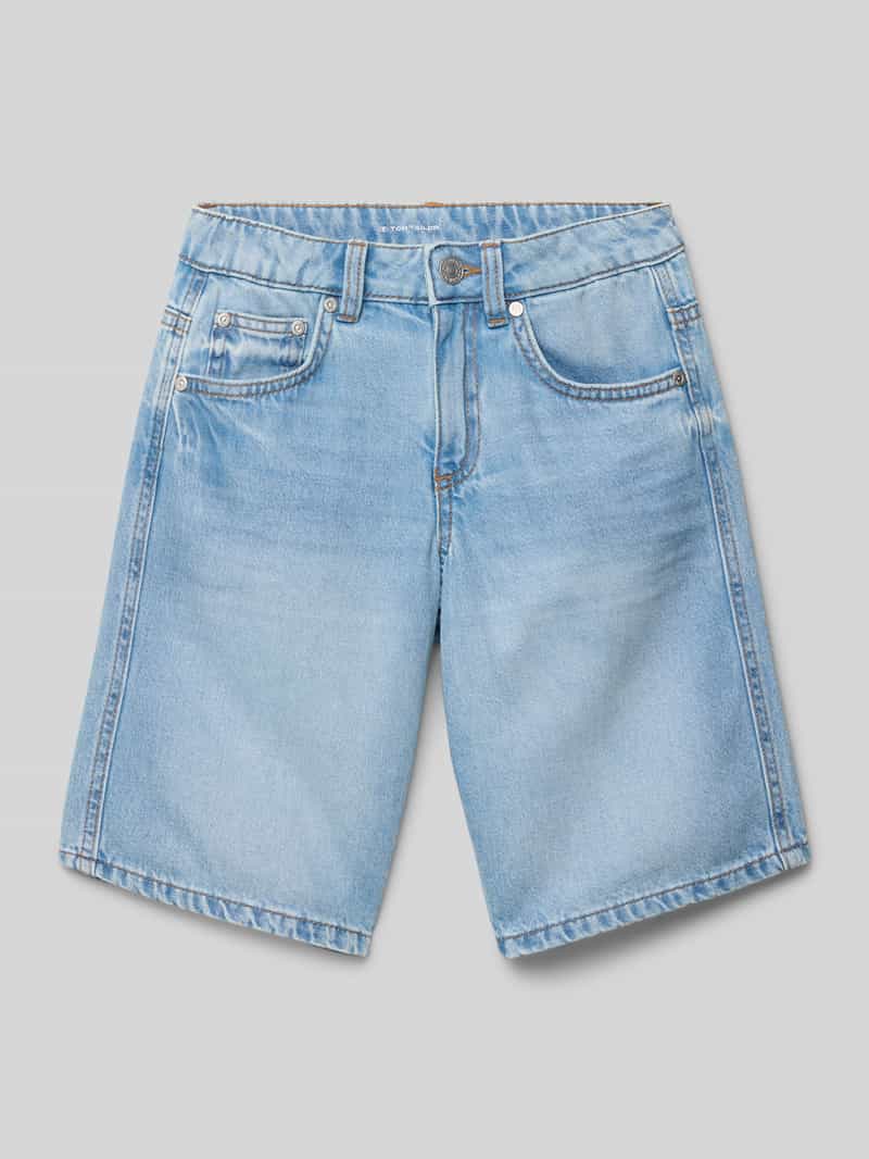 Szorty jeansowe o kroju regular fit z czystej bawełny